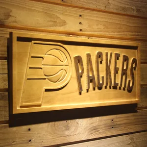Indiana Pacers Wood Sign