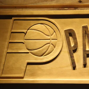 Indiana Pacers Wood Sign
