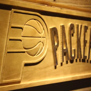Indiana Pacers Wood Sign