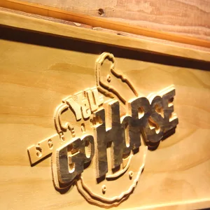 Indianapolis Colts Go Horse Wood Sign