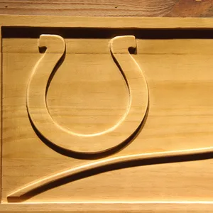 Indianapolis Colts Split Wood Sign