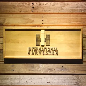 International Harvester Tractors Wood Sign