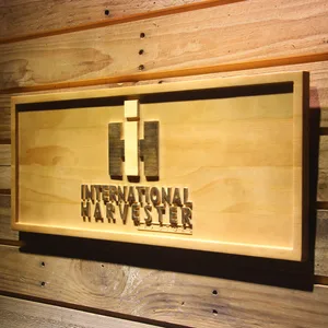 International Harvester Tractors Wood Sign