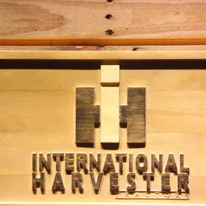 International Harvester Tractors Wood Sign
