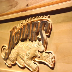 Jacksonville Jaguars 1995-1998 Jaguar Wood Sign - Legacy Edition