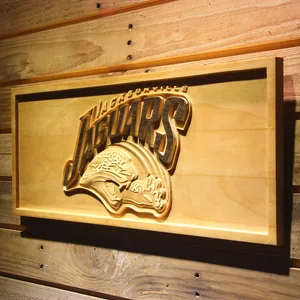 Jacksonville Jaguars 1995-1998 Logo Wood Sign - Legacy Edition