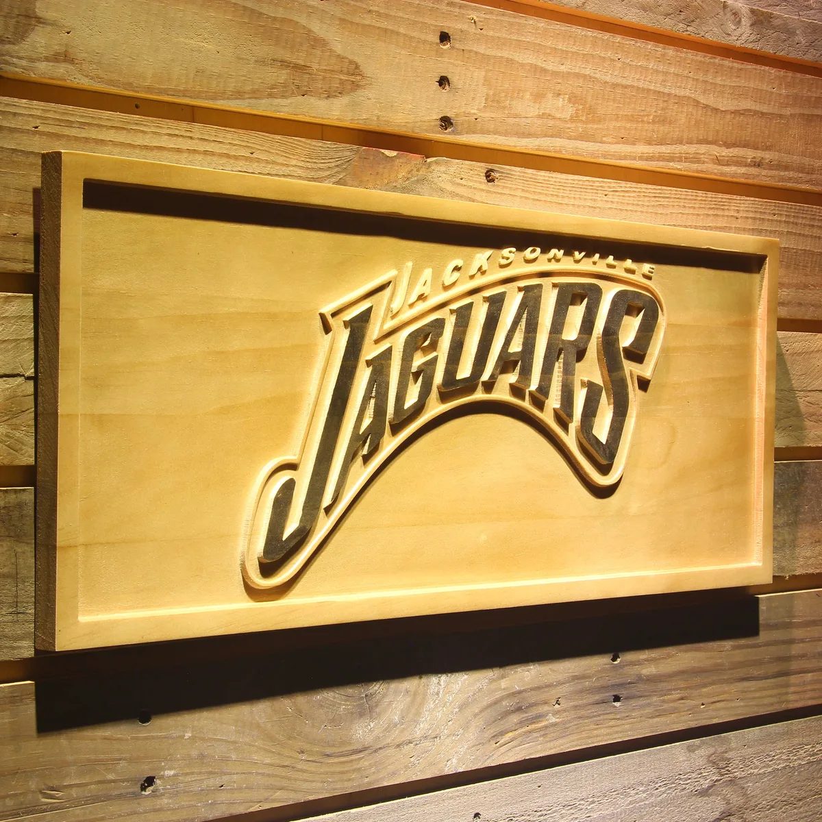 Jacksonville Jaguars 1995-1998 Wood Sign - Legacy Edition