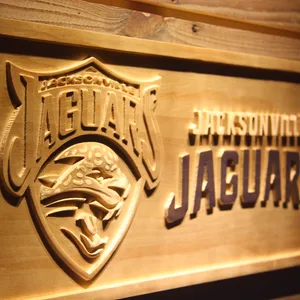 Jacksonville Jaguars Wood Sign
