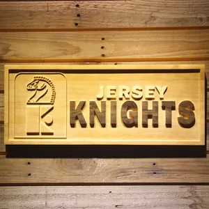 Jersey Knights Wood Sign - Legacy Edition