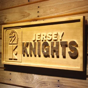 Jersey Knights Wood Sign - Legacy Edition