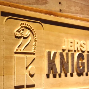 Jersey Knights Wood Sign - Legacy Edition