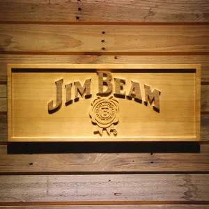 Jim Beam Wood Sign