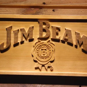 Jim Beam Wood Sign