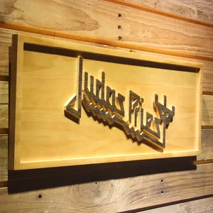 Judas Priest Wood Sign
