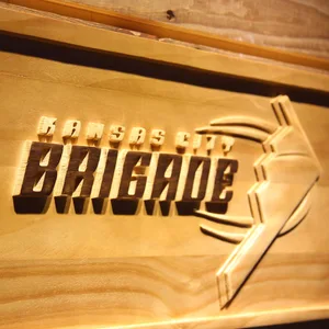 Kansas City Brigade Wood Sign - Legacy Edition