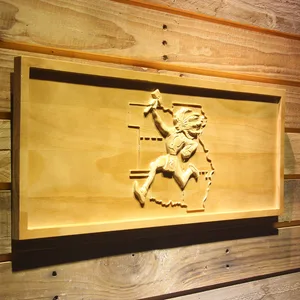 Kansas City Chiefs 1963-1971 Logo Wood Sign - Legacy Edition