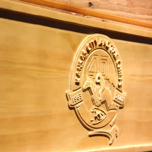 Kansas City Chiefs 40th Anniversary Logo Wood Sign - Legacy Edition