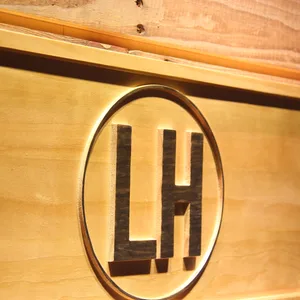 Kansas City Chiefs Lamar Hunt Memorial Wood Sign