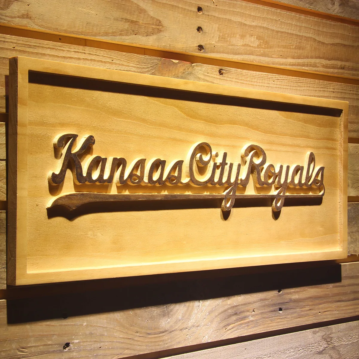 Kansas City Royals 1969-2001 Wood Sign - Legacy Edition