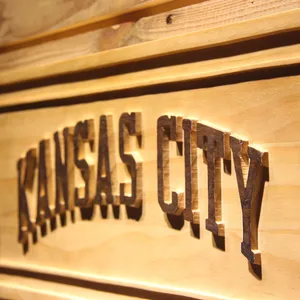 Kansas City Royals 2002-2005 Text Wood Sign - Legacy Edition