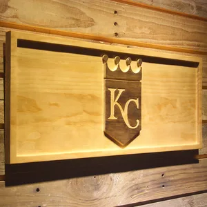 Kansas City Royals Logo Wood Sign