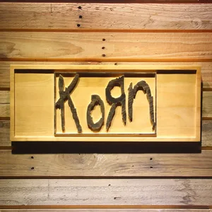 Korn Wood Sign