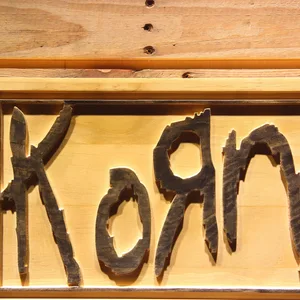Korn Wood Sign