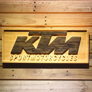 KTM Wood Sign