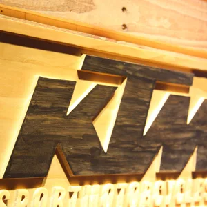 KTM Wood Sign