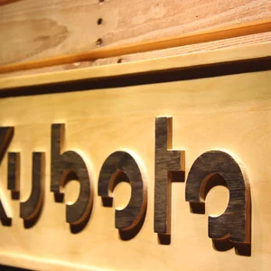 Kubota Wood Sign