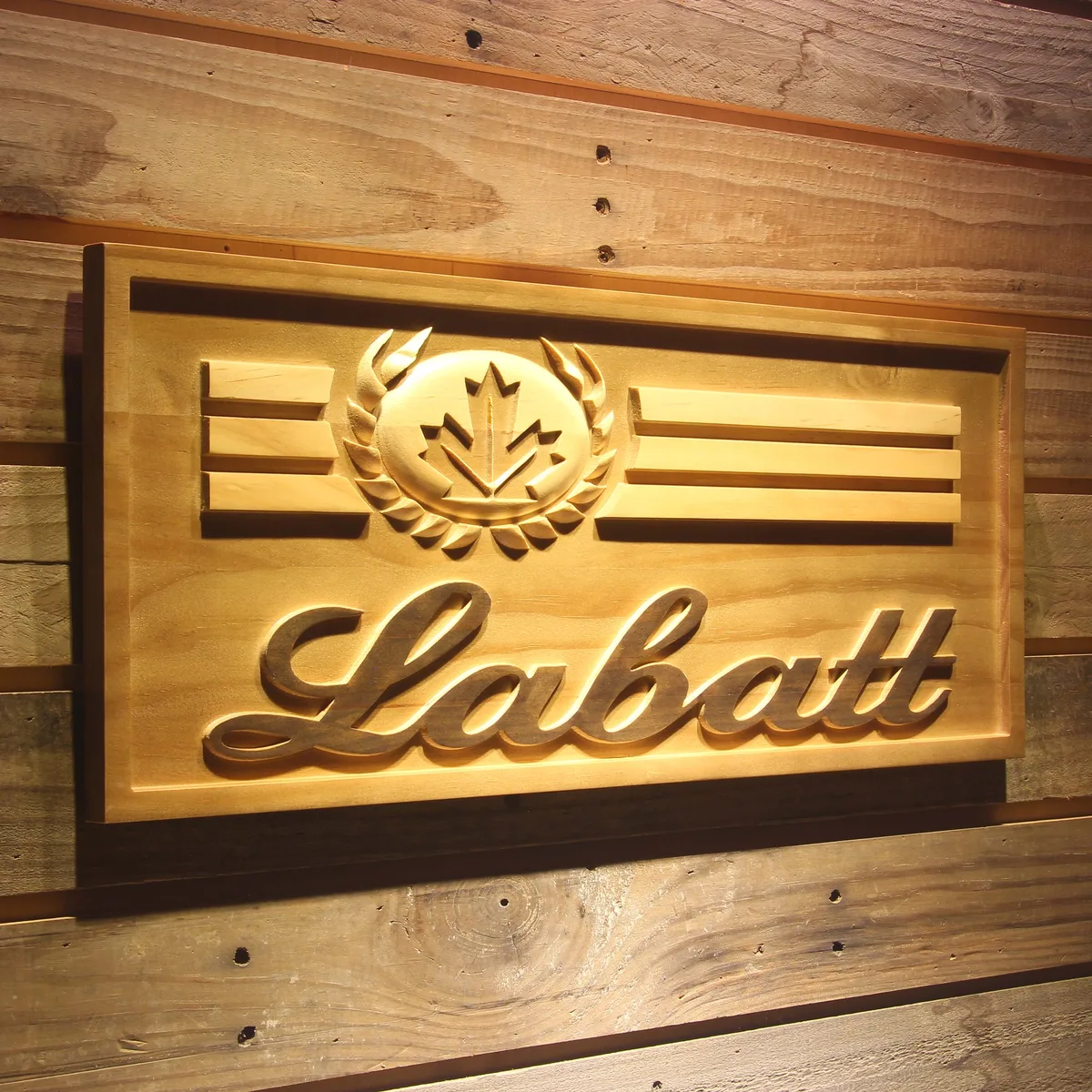 Labatt Wood Sign