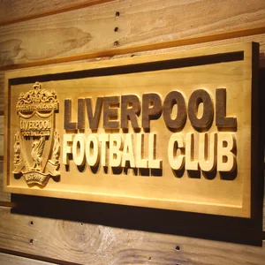 Liverpool Football Club Wood Sign