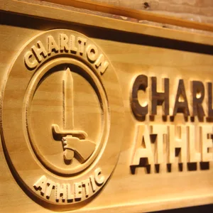 London Charlton Athletic FC Wood Sign