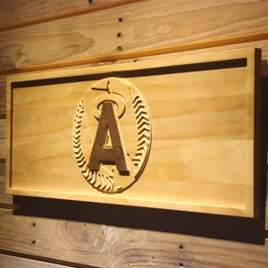 Los Angeles Angels of Anaheim 1986-1992 Logo Wood Sign - Legacy Edition