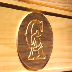 Los Angeles Angels of Anaheim 1993-1994 Logo Wood Sign - Legacy Edition