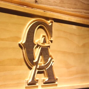 Los Angeles Angels of Anaheim 1995-1996 Logo Wood Sign - Legacy Edition