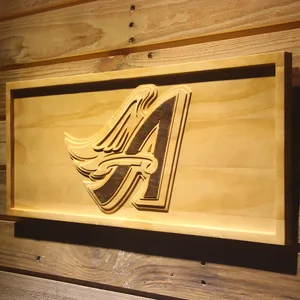 Los Angeles Angels of Anaheim 1997-2001 Winged A Logo Wood Sign - Legacy Edition