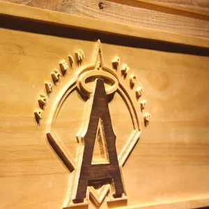 Los Angeles Angels of Anaheim 2002-2004 Logo Wood Sign - Legacy Edition