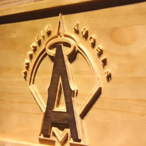 Los Angeles Angels of Anaheim 2002-2004 Logo Wood Sign - Legacy Edition