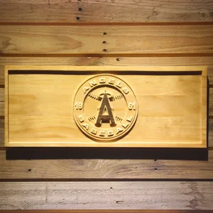 Los Angeles Angels of Anaheim Patch Wood Sign