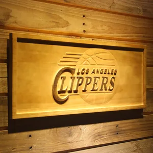 Los Angeles Clippers Wood Sign - Legacy Edition
