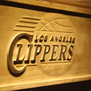 Los Angeles Clippers Wood Sign - Legacy Edition