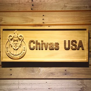 Los Angeles Club Deportivo Chivas USA Wood Sign