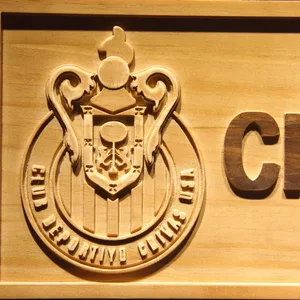 Los Angeles Club Deportivo Chivas USA Wood Sign