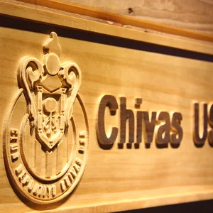Los Angeles Club Deportivo Chivas USA Wood Sign
