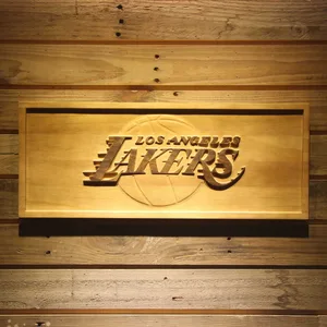 Los Angeles Lakers Wood Sign