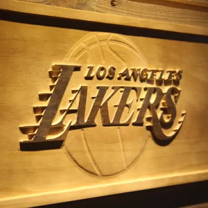 Los Angeles Lakers Wood Sign