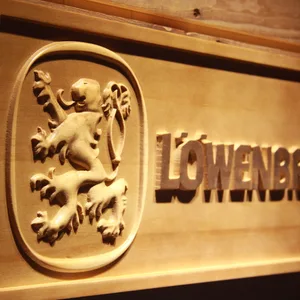 Lowenbrau Wood Sign