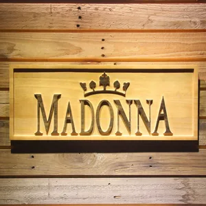 Madonna Wood Sign