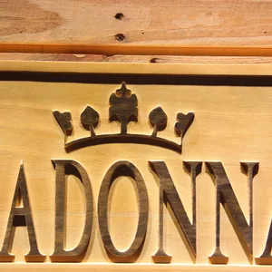 Madonna Wood Sign